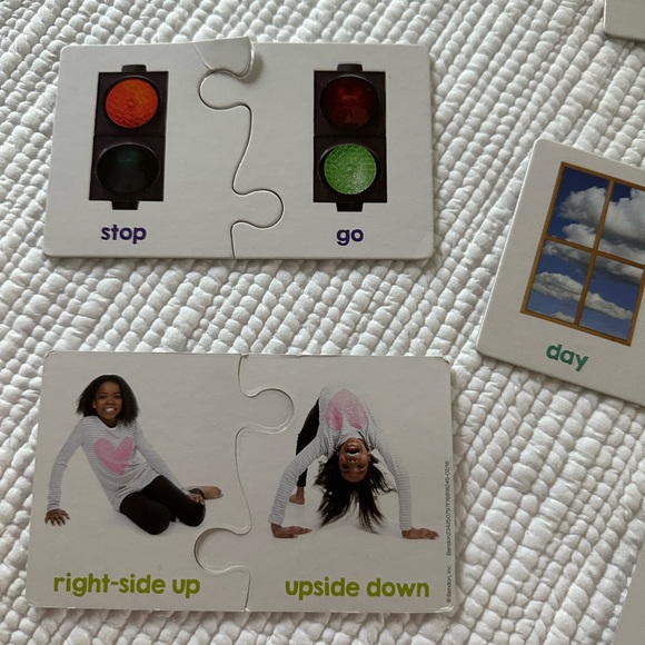 Kids learning opposite games/ flash cards - Picture 6 of 7